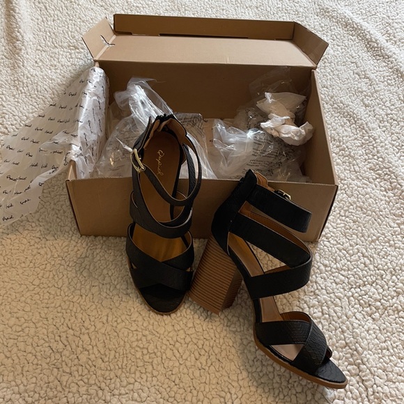 Qupid Shoes - 🔴SOLD🔴BRAND NEW Qupid Strappy Heels